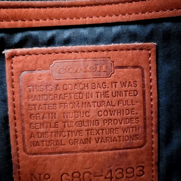 Vintage COACH Tribeca Tote In Copper 4393 - Picture 15 of 16